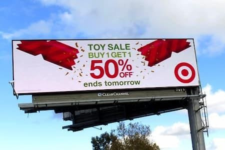 Image showing a digital billboard using DOOH Advertising 
