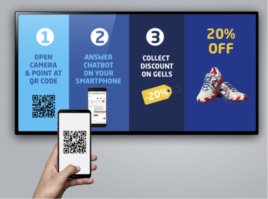 Example of QR Code campaign in action