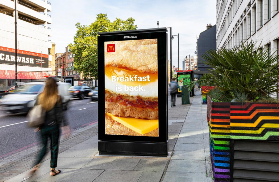McDonald's QSR display advertisement