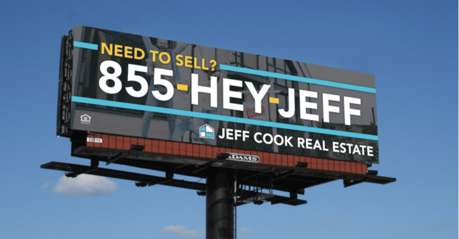 Jeff Cook real estate billboard