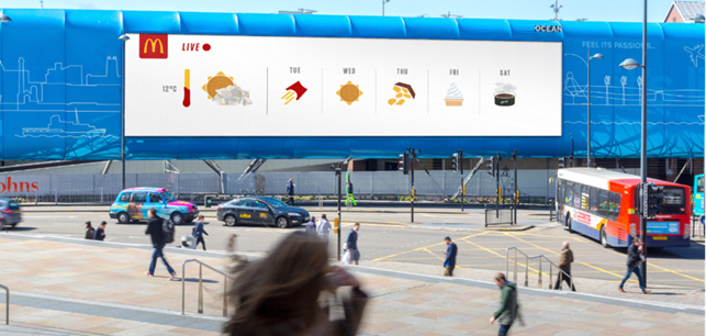 McDonald dooh example