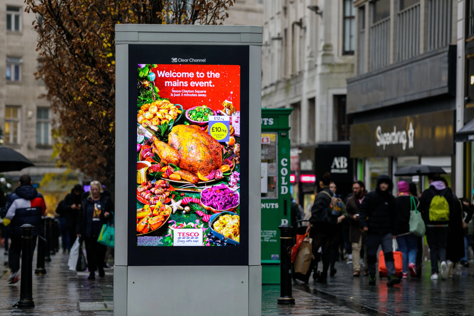 tesco dooh example