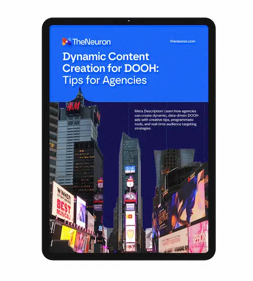 Dynamic Content Creation for DOOH: Tips for Agencies